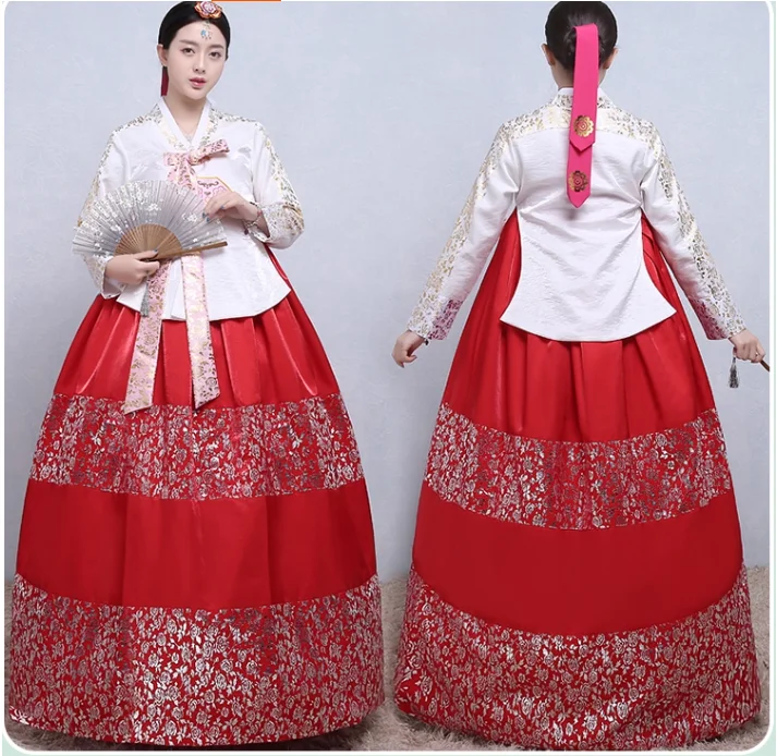 

Корейский традиционный свадебный костюм, женский костюм для выступлений