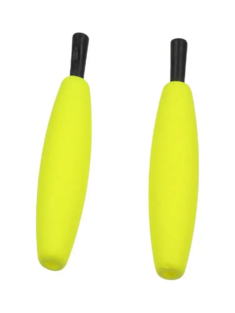 10 pièces avec bouchon de tuyau cigares flottant mousse dure S M L XL bouchons de pêche Bobbers léger haute dureté pêche longue coulée
