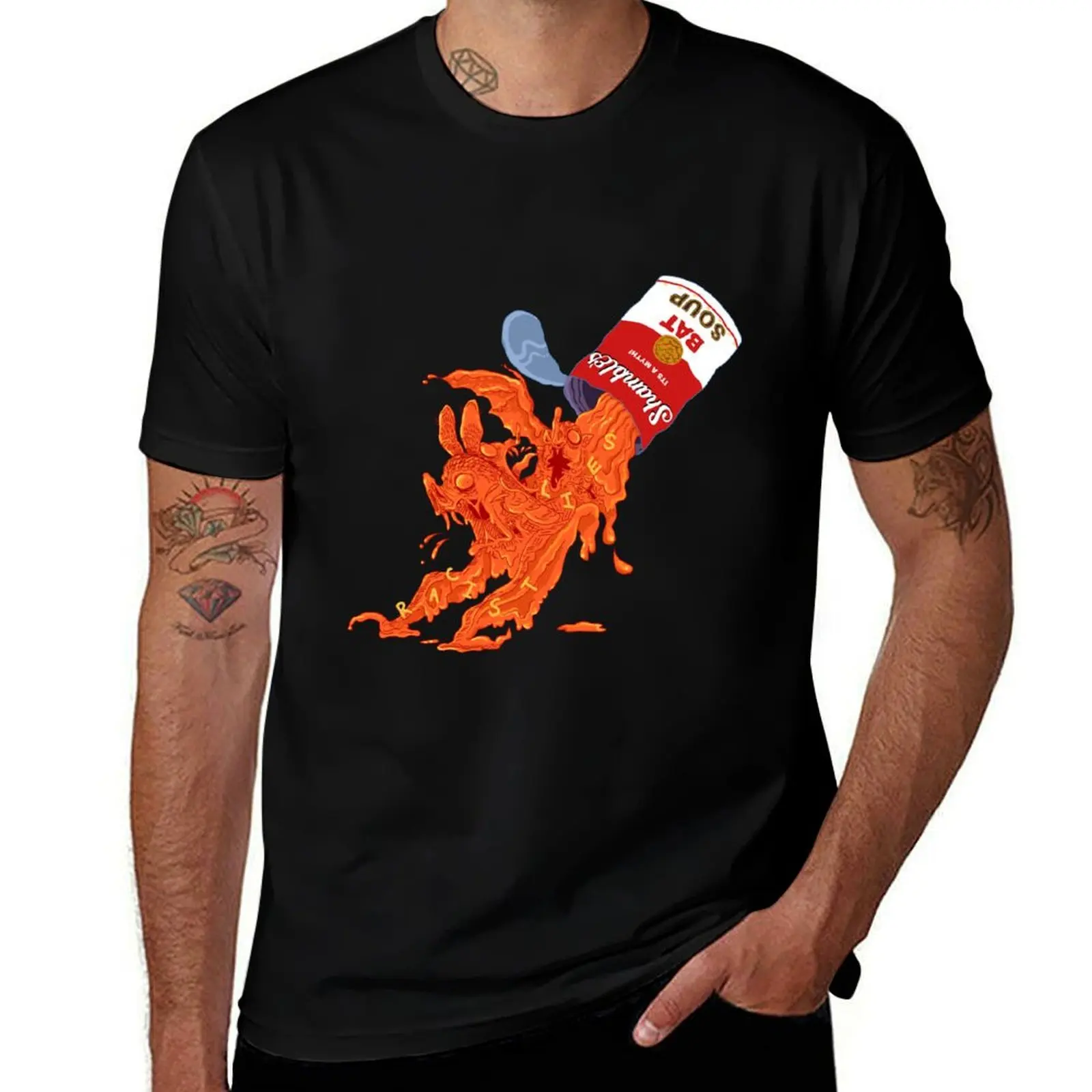 Bat Soup T-Shirt Basic All Season Solid T-Shirt