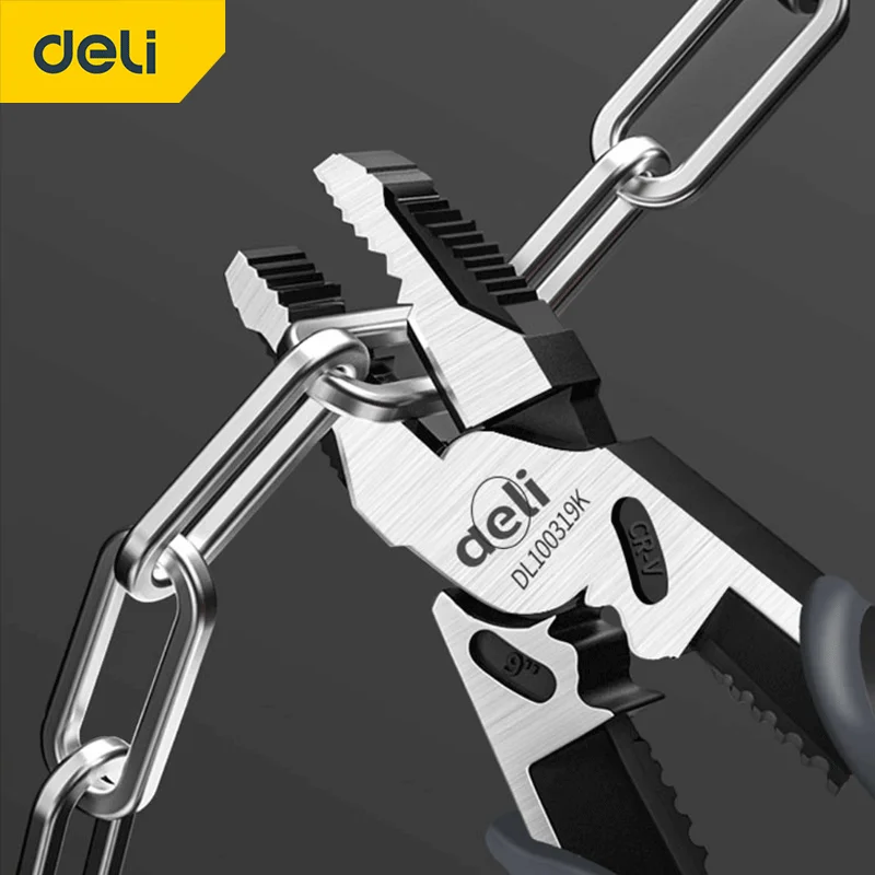 

DeLi Universal Wire Cutter Diagonal Pliers Crimping Pliers Needle Nose Pliers Multifunctional Hardware Hand Tools Electrician