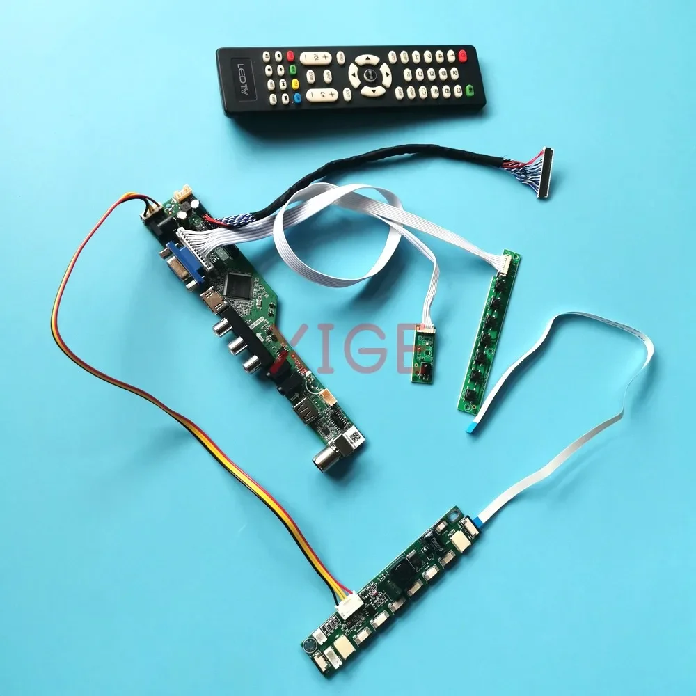 

For MT200LW01 LM220WE5 LCD Driver Controller Board 20" Analog TV Signal 1680*1050 Kit VGA+HDMI+AV+USB Monitor Screen LVDS 30-Pin
