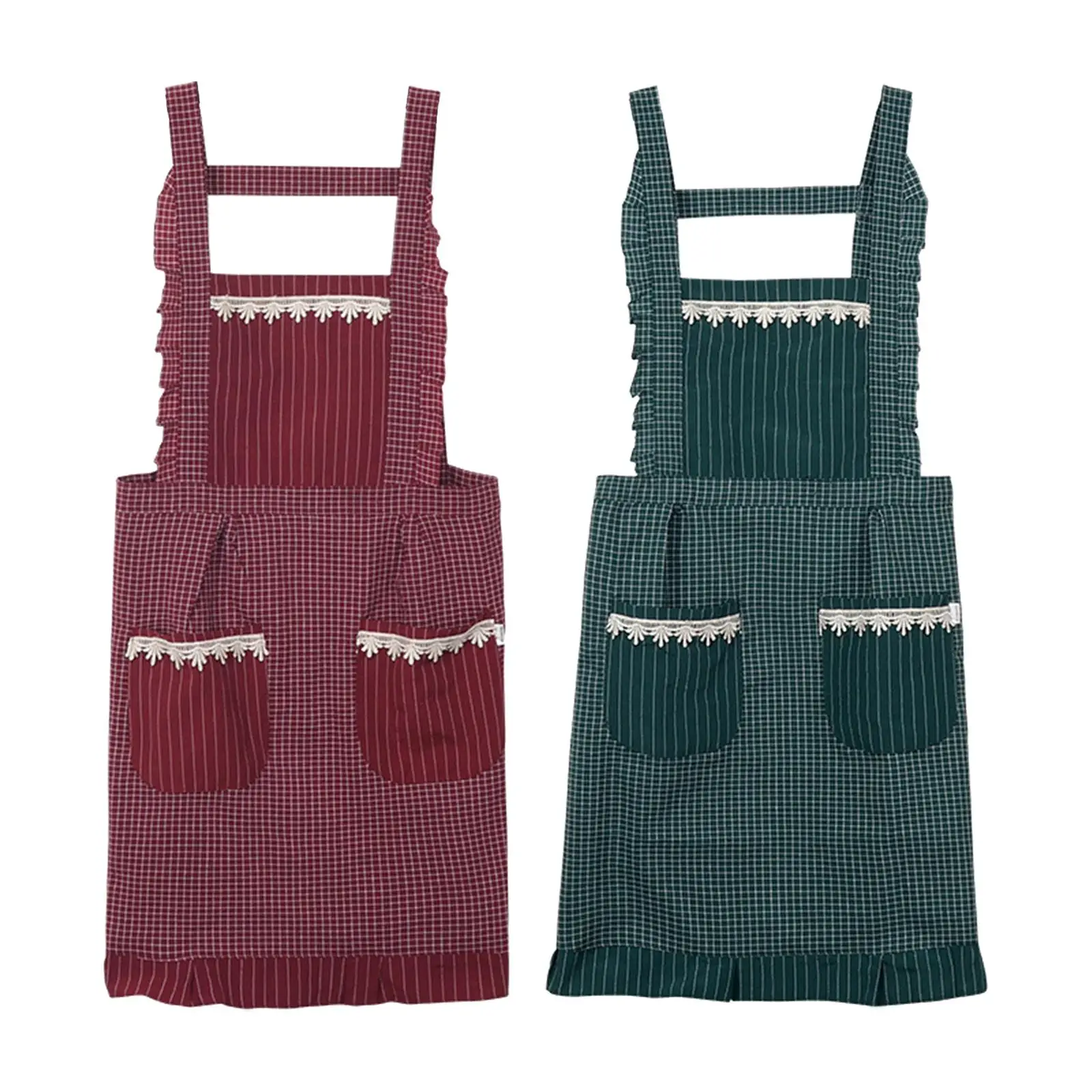 Kitchen Apron Gardening Apron with Pockets Barista Apron for Home