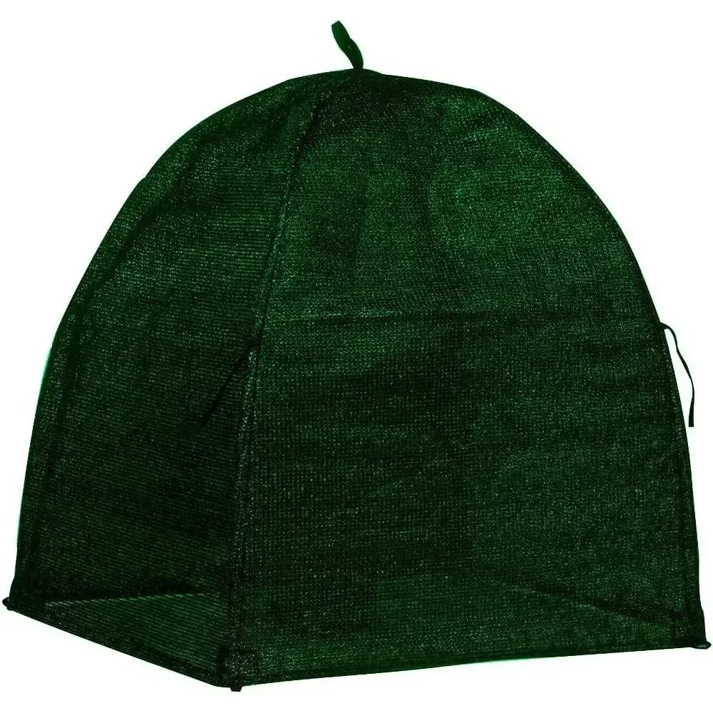 Winter Shrub Cover, Heavy-Duty Synthetic for Extreme Cold, 36x36x40, Hunter Green