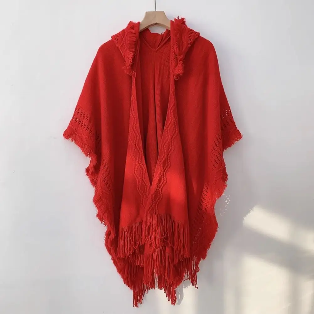

Простая вязаная толстовка с кисточками, шаль, вязаный крючком топ, женский плащ, шарф, аксессуары, большие шарфы, вечерние накидки для путешествий