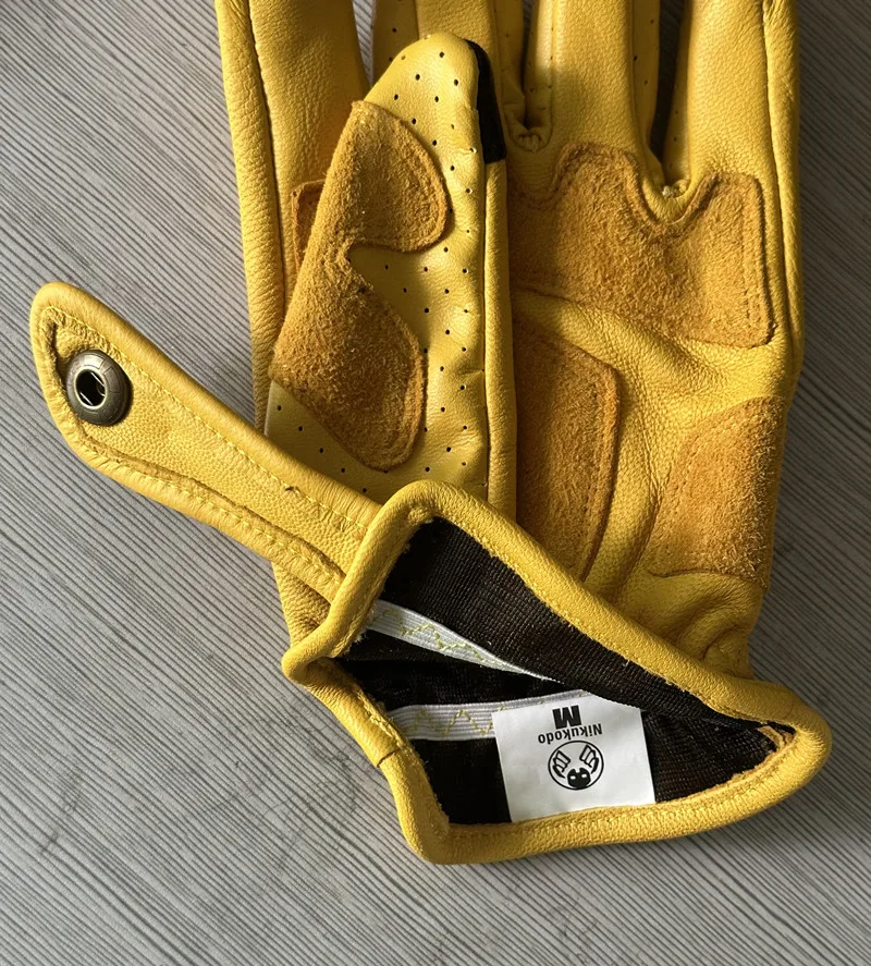 Motorcycle Leather Gloves Breathable Moto Gloves Scooter Motocross Riding Gloves Touch screen Full Finger Four Seasons 3 colour