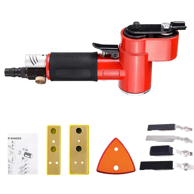 AhuHardware Pneumatic Line Sander Reciprocating Sandpaper Finger Type Small Space Polishing Instrument Piano Polishing