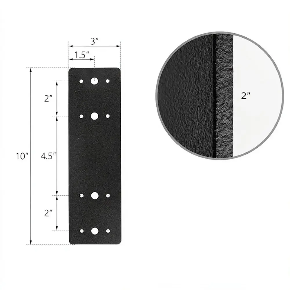 Steel Straight Flat Connector Plate For RTF I Shape Bracket Wood Joint Repair Support Truss Framing Hardware Tool