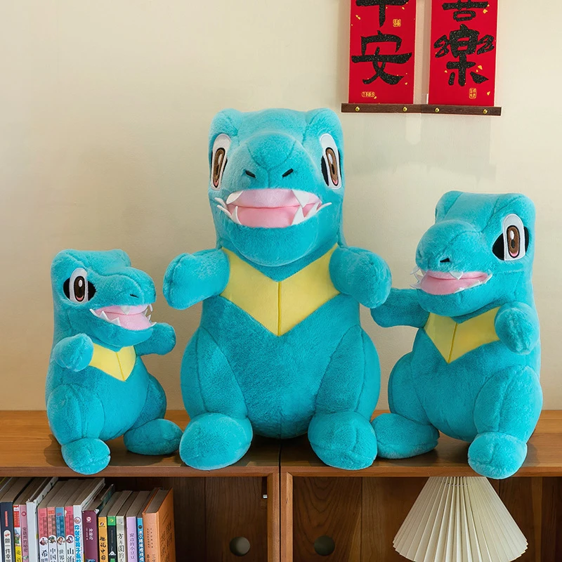 

Kawaii Pokemon Totodile плюшевая игрушка мягкая кукла милый крокодил динозавр для детей подарок на день рождения и Рождество мягкая плюшевая кукла-животное