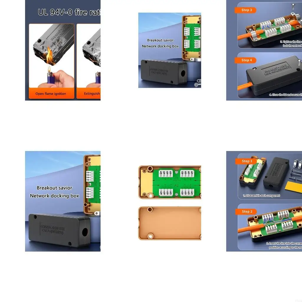 

193A High Bandwidth CAT6/CAT6A/CAT7 Connection Box For Data Center Application