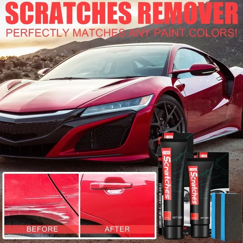 

Suitable for Stain Removal Wax Scratch Repair Cleaning Car Wax Refurbishment Paste Scratch Polishing Paste Portable Accessories