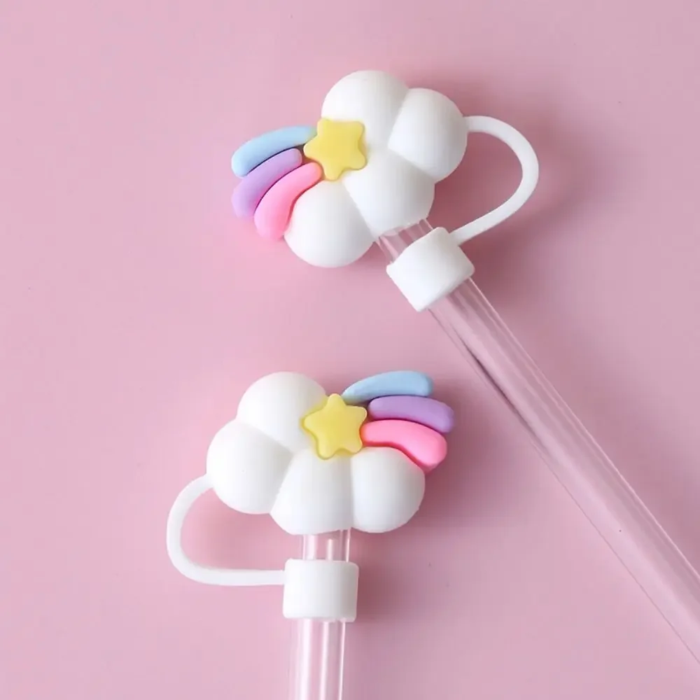 

Fruit-shaped Cute Straw Decoration Plugs Drinkware Splash Proof Dust Cap Straw Topper Cup Accessories Straw Cover