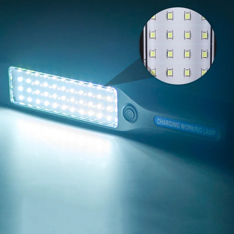 LED Flashlight Work Light USB Rechargeable Magnetic Emergency Work Lamp Hanging Car Inspection Repair Handheld Camping Lantern