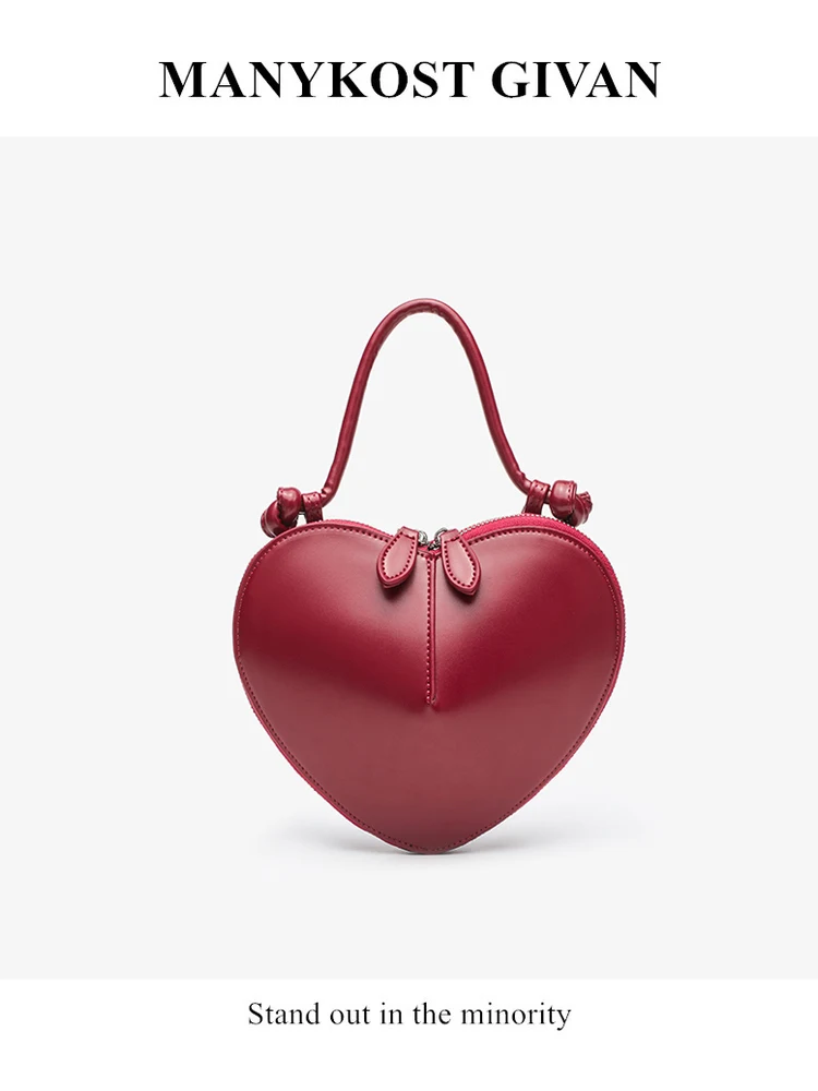 

ManyKostGivan Heart aped Handbag Women's Faionable Versatile Crossbody Mobile Phone Bag Small Design Spring 2025
