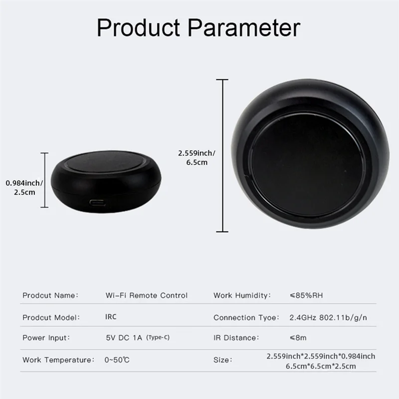 

A11E-Tuya IR Smart Remote Control Universal App Voice Control For Air Conditioner Television Support Infrared And Wifi Device