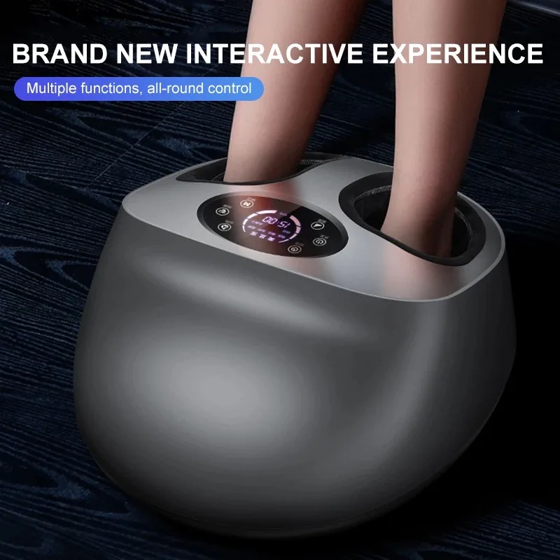 Phenitech New 6D Foot Massager Machine with Heat Shiatsu Deep Tissue Kneading Rolling Massage for Relief