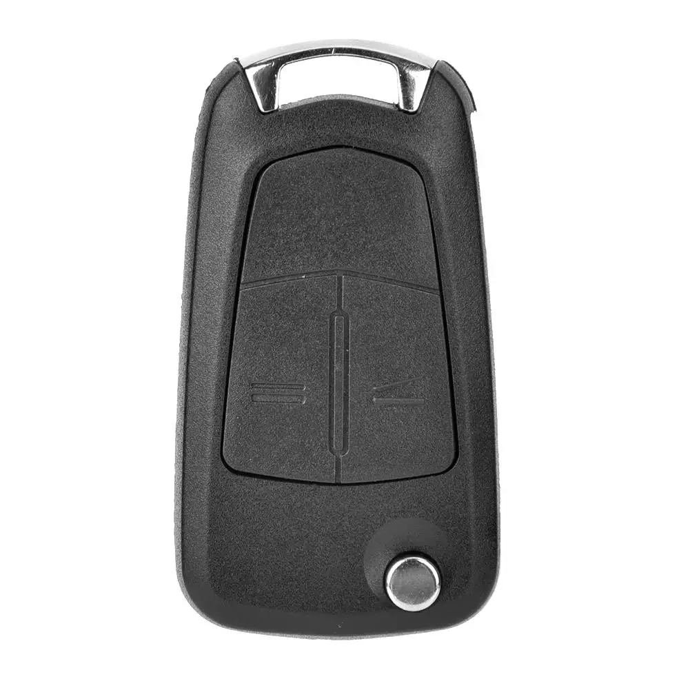 Folding Key Shell Auto Key Fob Replacement 2 Buttons Foldable Key for Case men Car