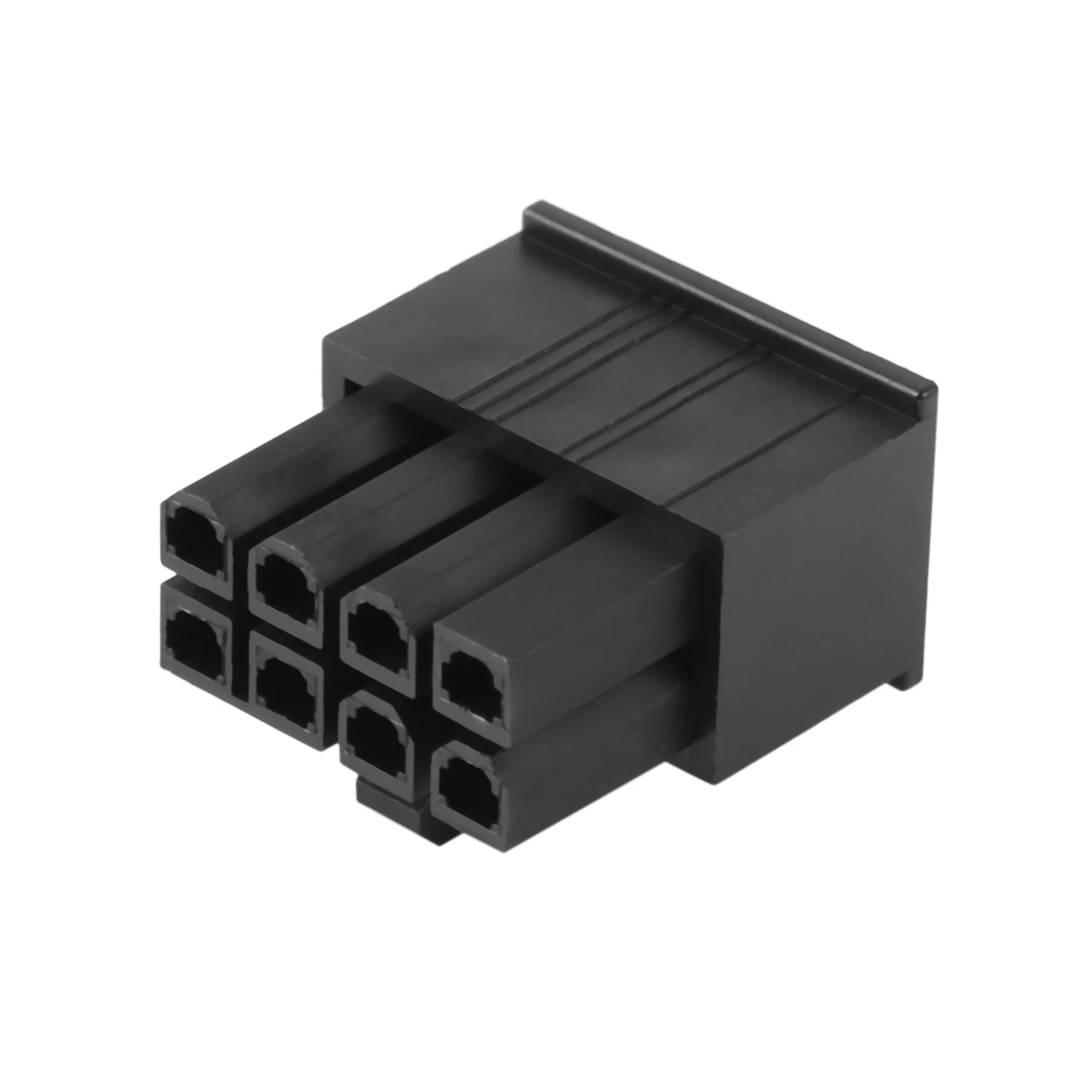 New-30PCS 4.2Mm 8P 8PIN Male PCI-E Pcie Power Connector Plastic Shell For PC Computer ATX Graphics Card GPU, Black