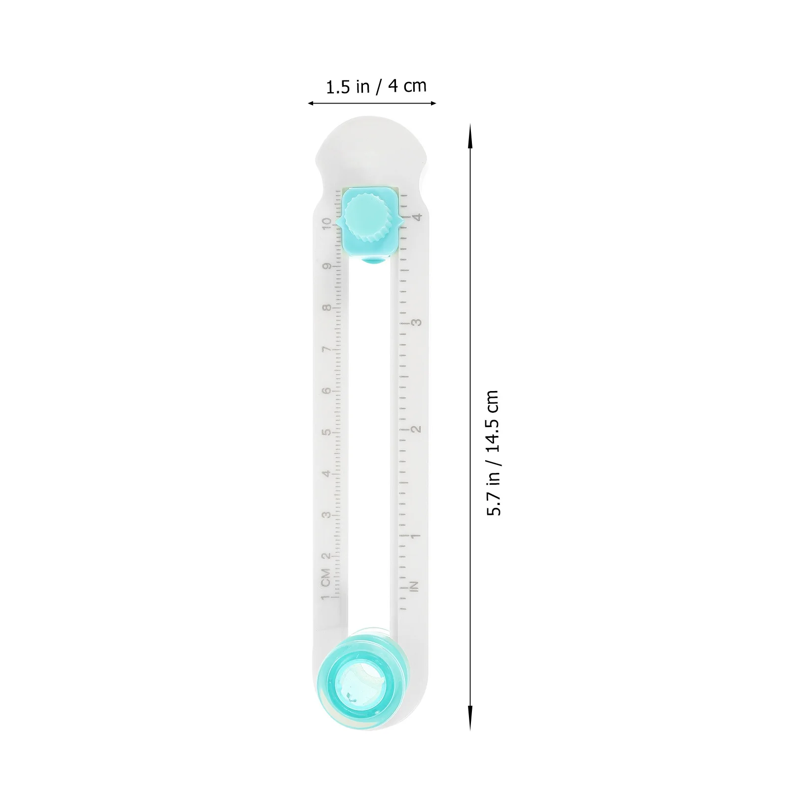 قاطع الورق الدائري، بوصلة دوارة سهلة القطع، مادة PP متينة، أداة قطع بوصلة يدوية لبطاقات الحرف اليدوية #4