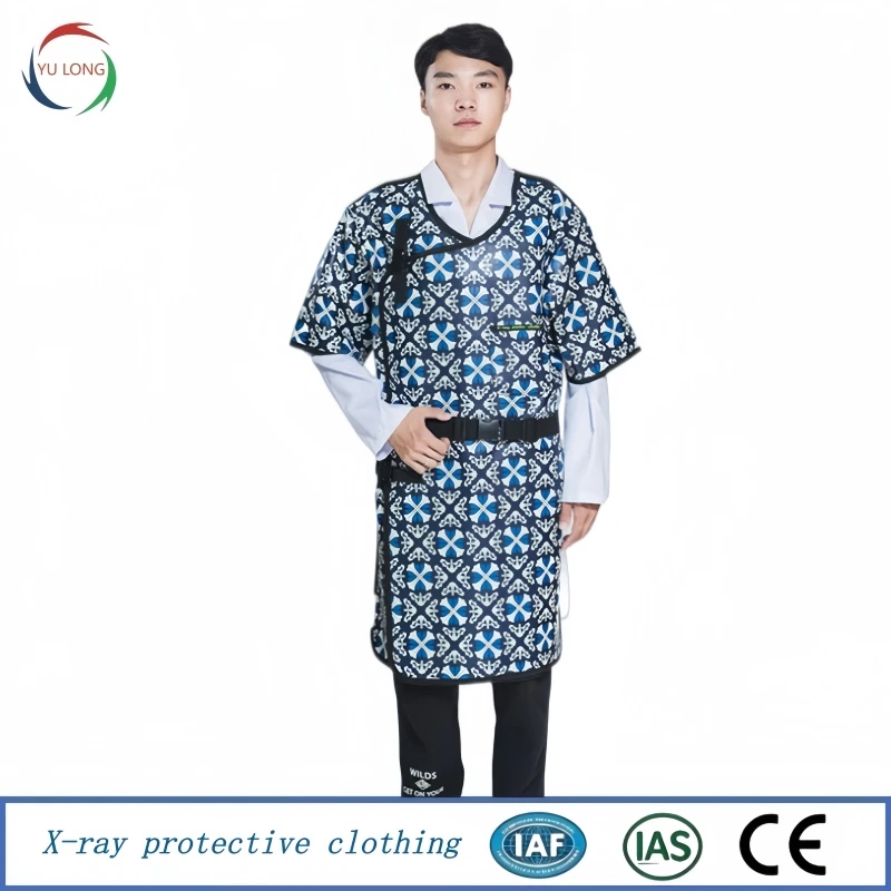 Super Soft Short Sleeve Lead Apron 0.35/0.5mmpb X-ray Gamma Ray Radiation Protection Lead Garment Radiology Protective Clothing