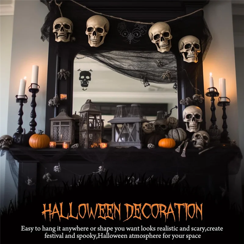 AA86 ハロウィンホラーデコレーション ハロウィンパーティーデコレーション テーブル、木、庭の門、お化け屋敷に最適
