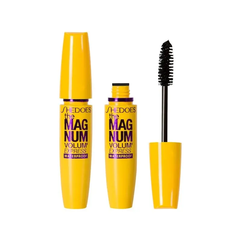 3D Long Lasting Black Eyelash Mascara Escova de cílios profissional Natural impermeável, engrossar onda, alongar cosméticos olho