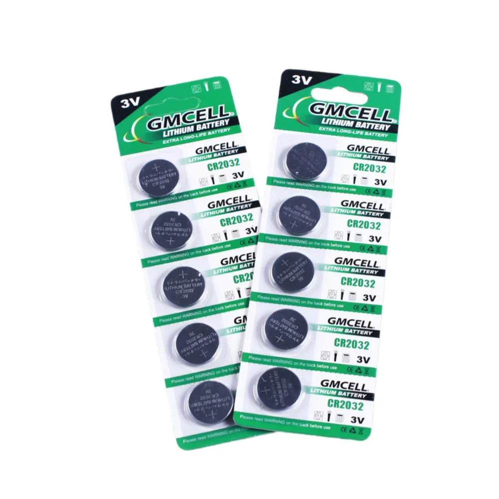 Lithium Coin Cell Battery CR2032 3V 240mAh 5-50PCS DL2032 ECR2032 Replacement for Key Fob Watch Calculator Toy