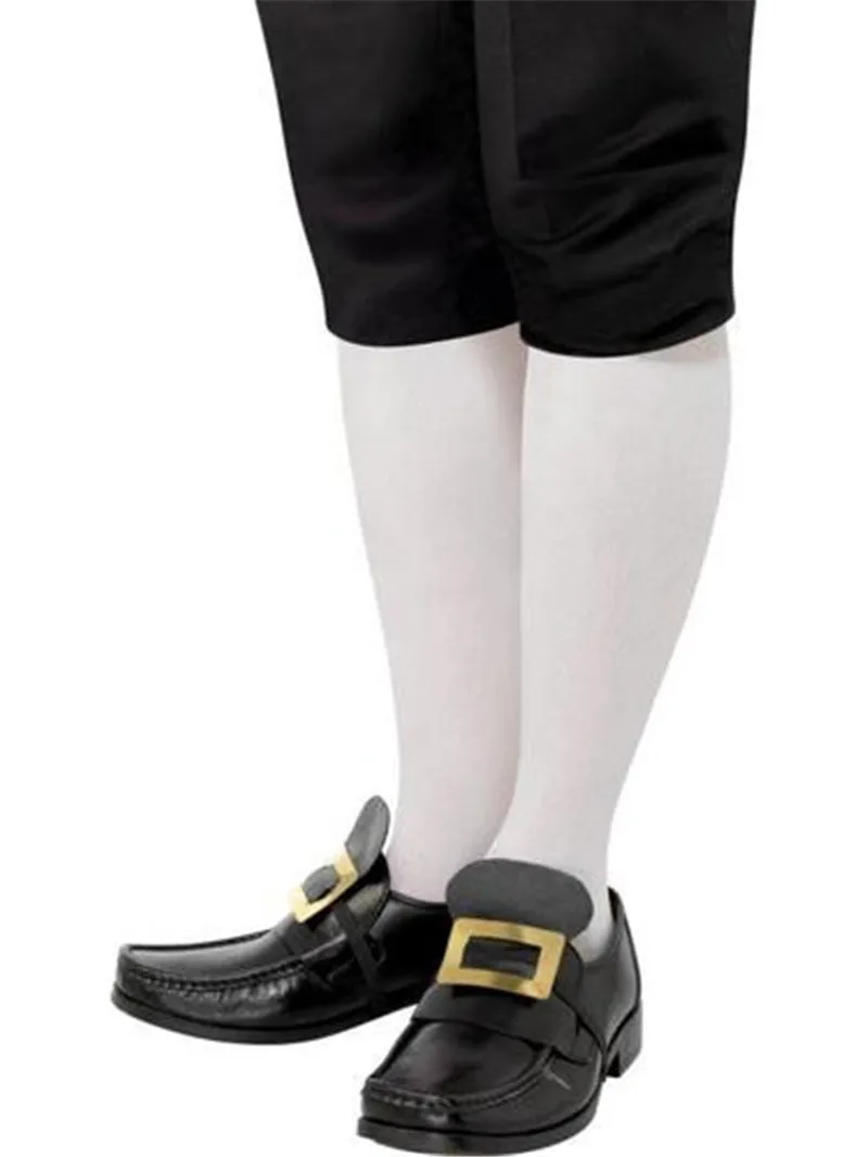 

Medieval Mens Tudor Cosplay Shoe Larp Viking Pirate Musketeer Shoes With Buckles Georgian Masked Ball Commander Shoes