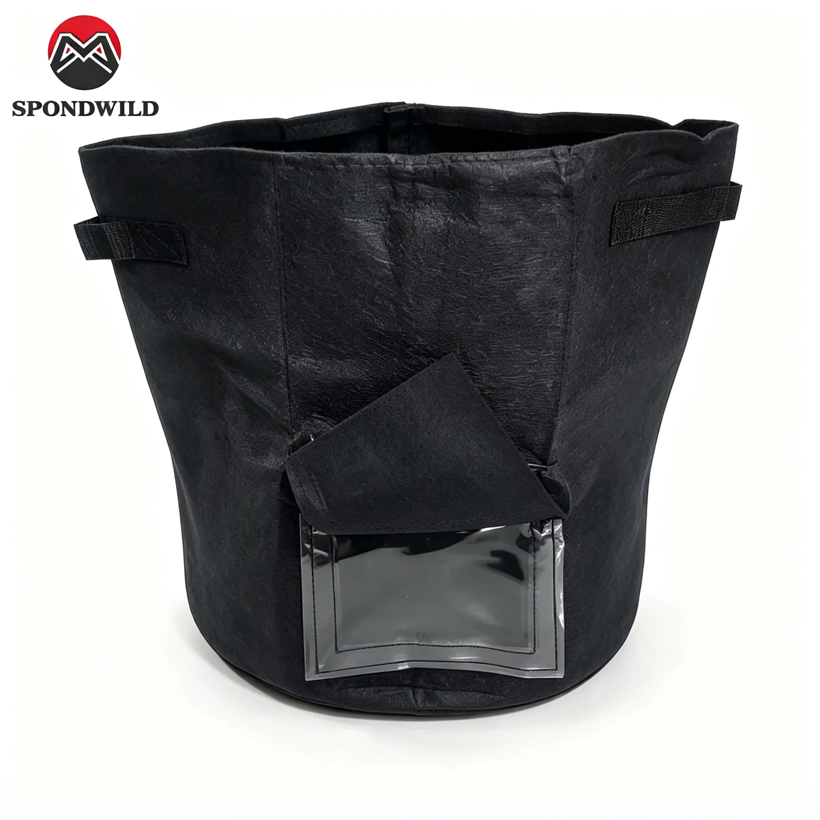 SPONDWILD Grow Bag with Clear Viewing Window, Heavy Duty Fabric Planter with Reinforced Handles, for Potato Tomato Carrot