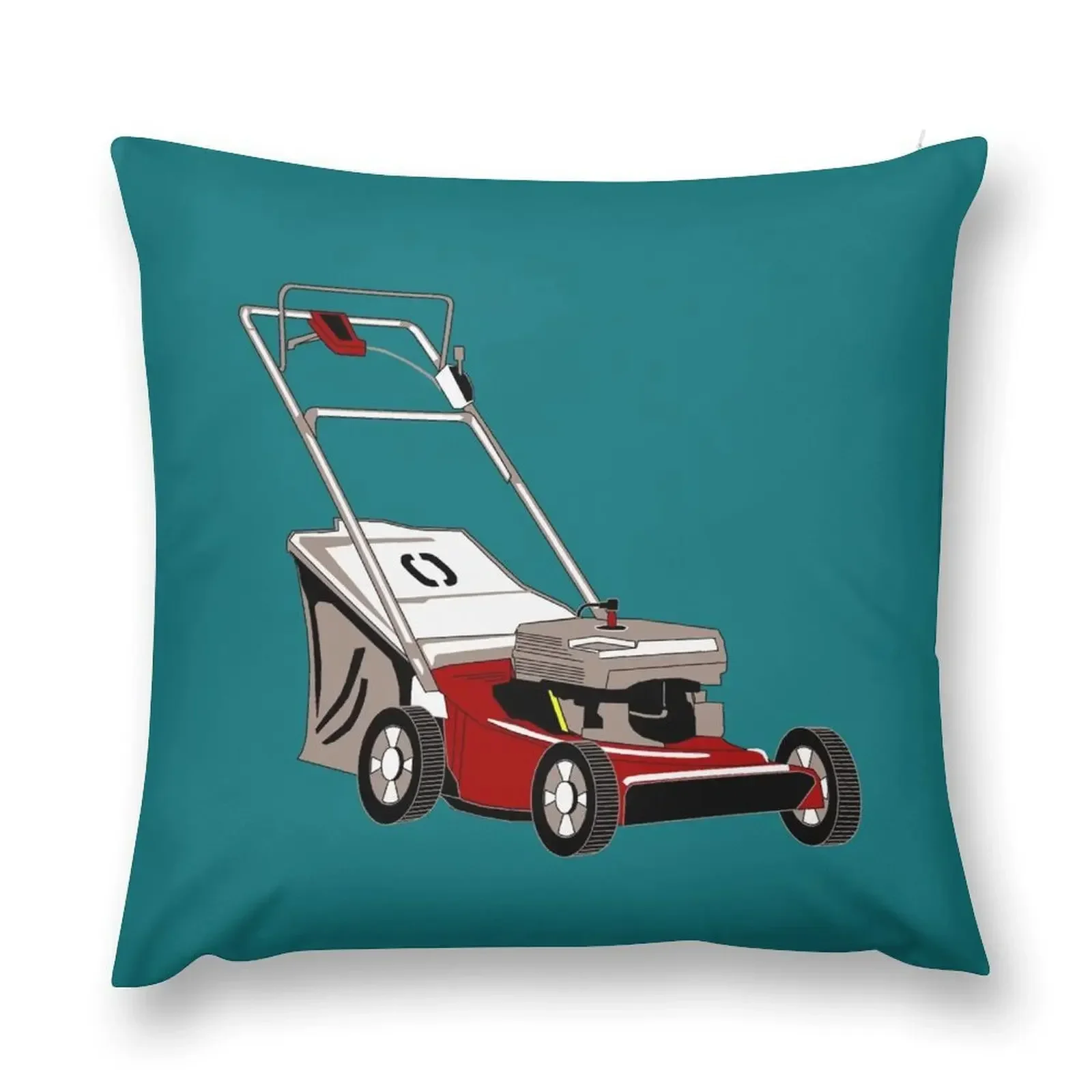 Lawnmower with Bagger Throw Pillow Christmas Pillows Cushions Home Decor pillow