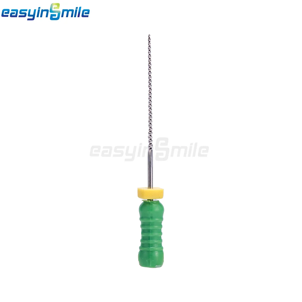 Easyinsmile-歯科用エンドクファイル、ステンレス鋼、根管、歯内治療器具、歯科医ツール、21mm、25mm、31mm