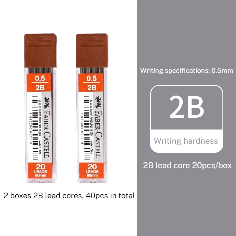 Cute White Mechanical Pencil 0.5mm (1/2/5 Pack)