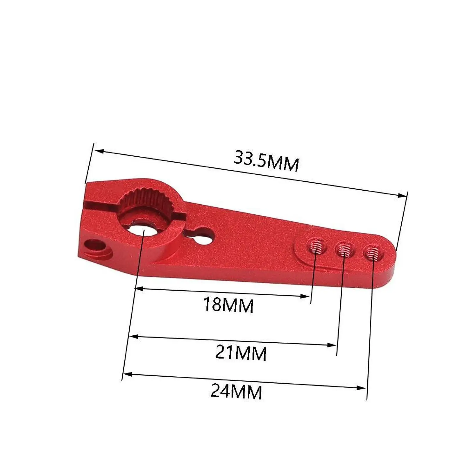 25T Servo Horn M2 Threads Easy to Install, Accessories DIY Metal Steering Arm