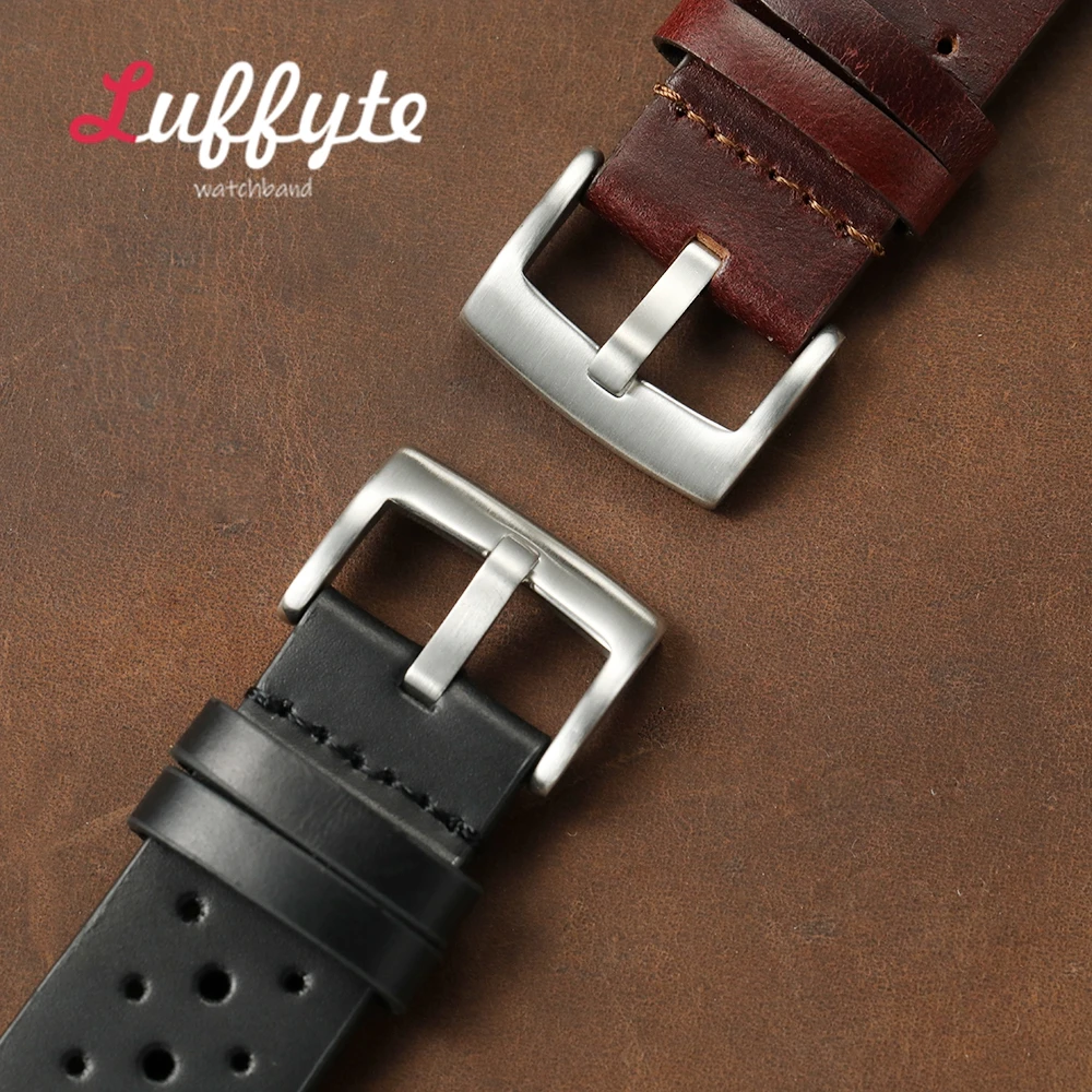 Ремешок из натуральной кожи для Apple Watch 1-10 Ultra SE 2, ремешок для часов из воловьей кожи с масляным воском для Iwatch 38/40/41/42/44/45/46/49 мм