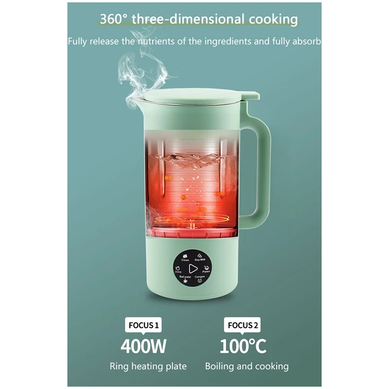 Прибор для приготовления соевого молока блендер для еды, электрическая соковыжималка, измельчитель для зерен, соевая машина для молока, миксер без фильтра