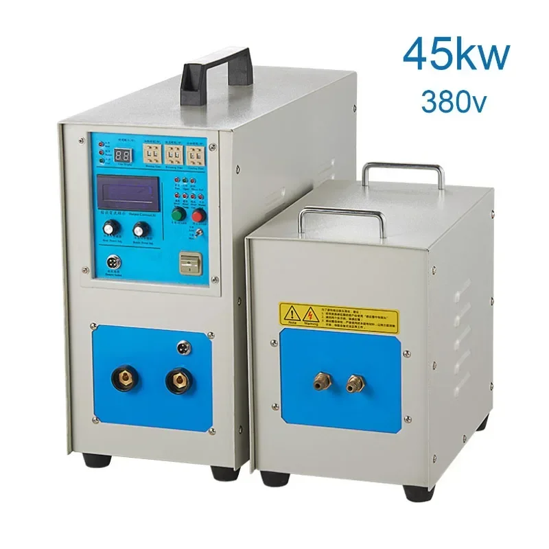 45kw  High-frequency Induction Heating Machine ZVS Induction Heater Silver Gold Melting Furnace