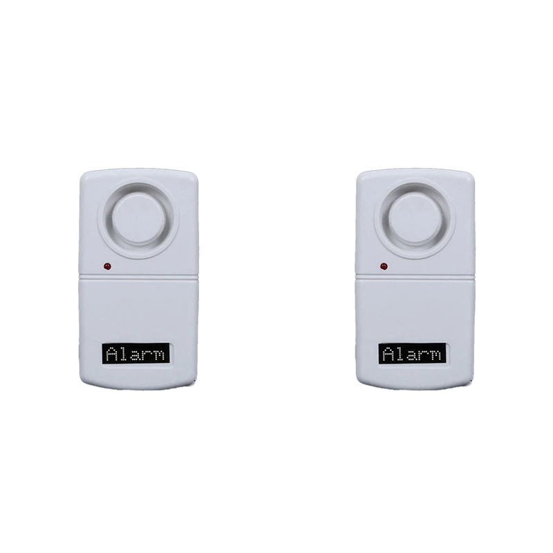 

2X High Sensitive Vibration Detector Earthquake Alarms With LED Lighting Door Home Wireless Electric Car Alarm