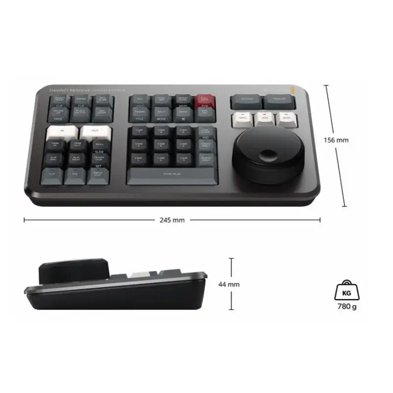 Blackmagic Design DaVinci Resolve Speed Editor Professional Editors Keyboard mit Speed Editor (Aktivierungskarte)