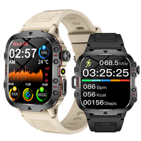 XiQeer H19 Smart Watch Men Women Full Touch Screen Heart Rate Tracker Bluetooth Call Wristwatch Flashlight Outdoor Sports Watch