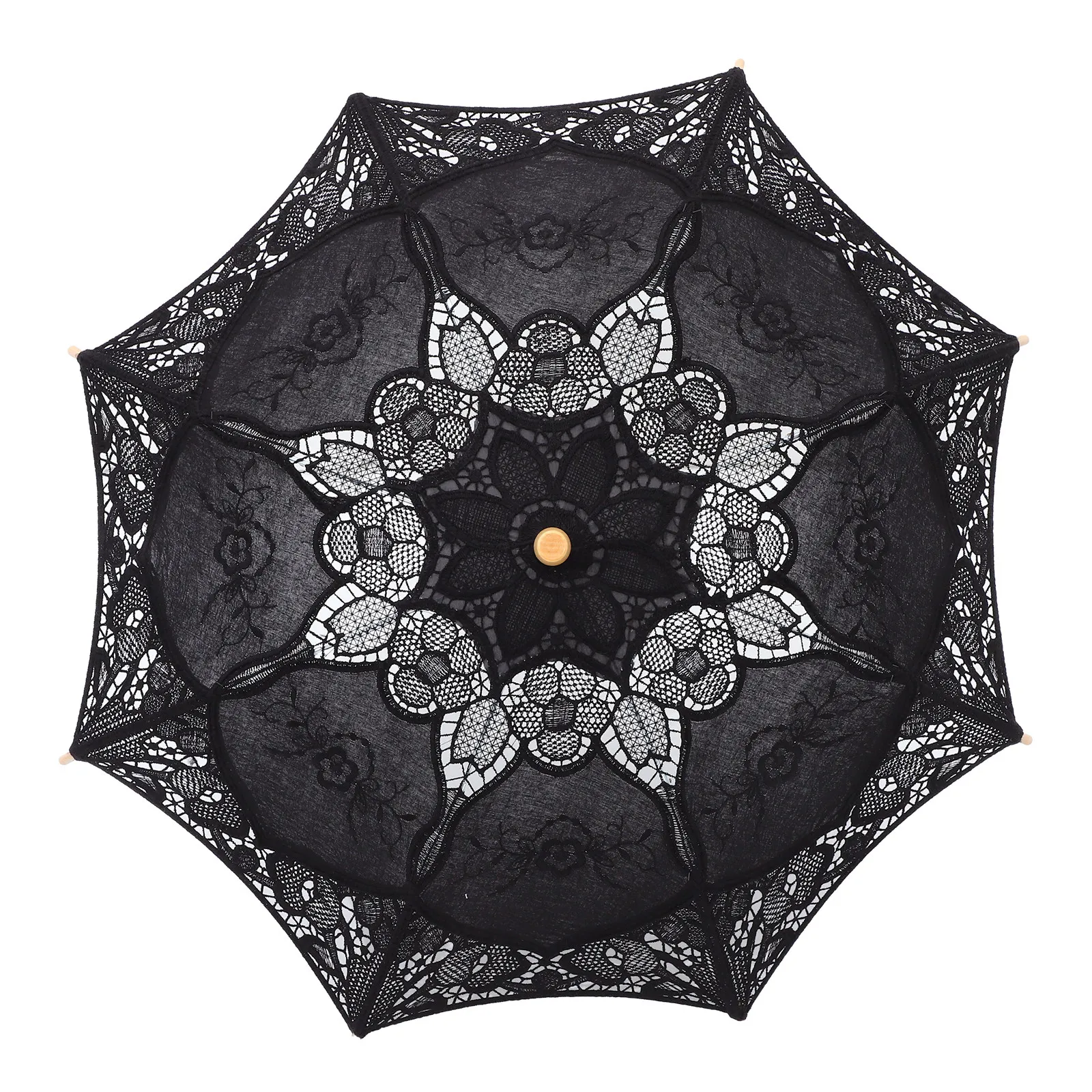 

Lace Umbrella Large Size Bridal Veil Parasol Vintage Wedding Photography Prop Decorative Festival Flower Shaped Tea