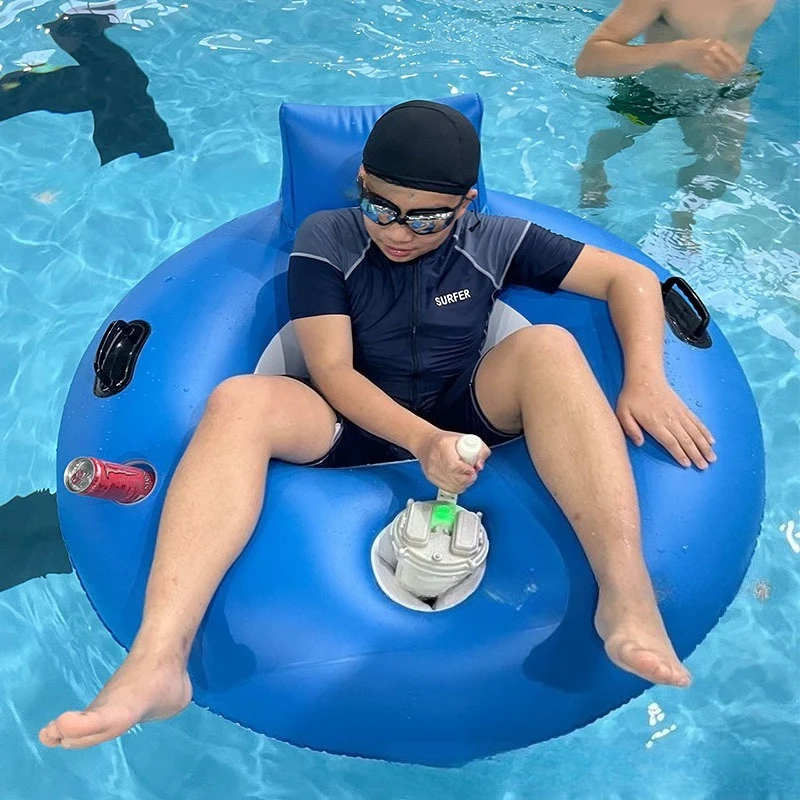 Electric Inflatable Buoyancy Adult Hydrodynamic Swimming Ring Pool Electric Cruiser