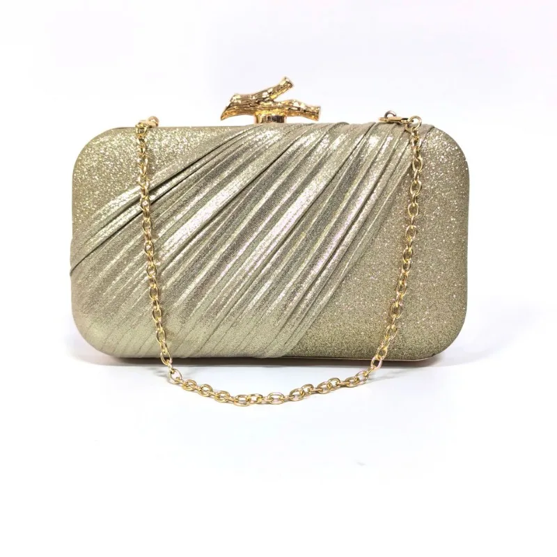 

Golden Sparkling Evening Bags Women's Blingbling Champagne Sequined Patchwork Handbags Wedding Clutch Bags Small Bolso Amarillo