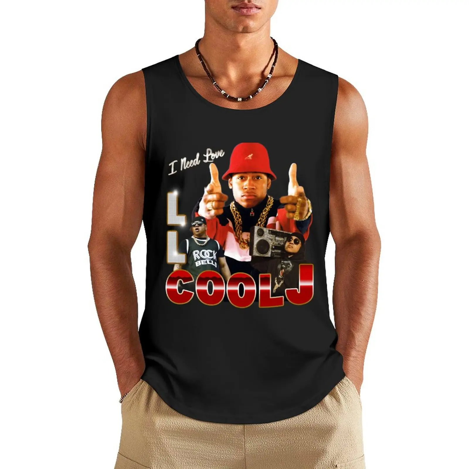 LL Cool J Vintage Tank Top Men's clothes luxury style mens designer clothes