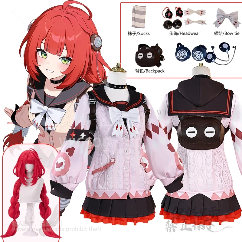 jeu-d'anime-zzz-ukinami-yuzuha-zenless-zone-zero-accessoires-de-costume-de-cosplay-tenues-de-jeu-de-role-costume-kawaii-pour-femmes-et-filles-fete-d'halloween