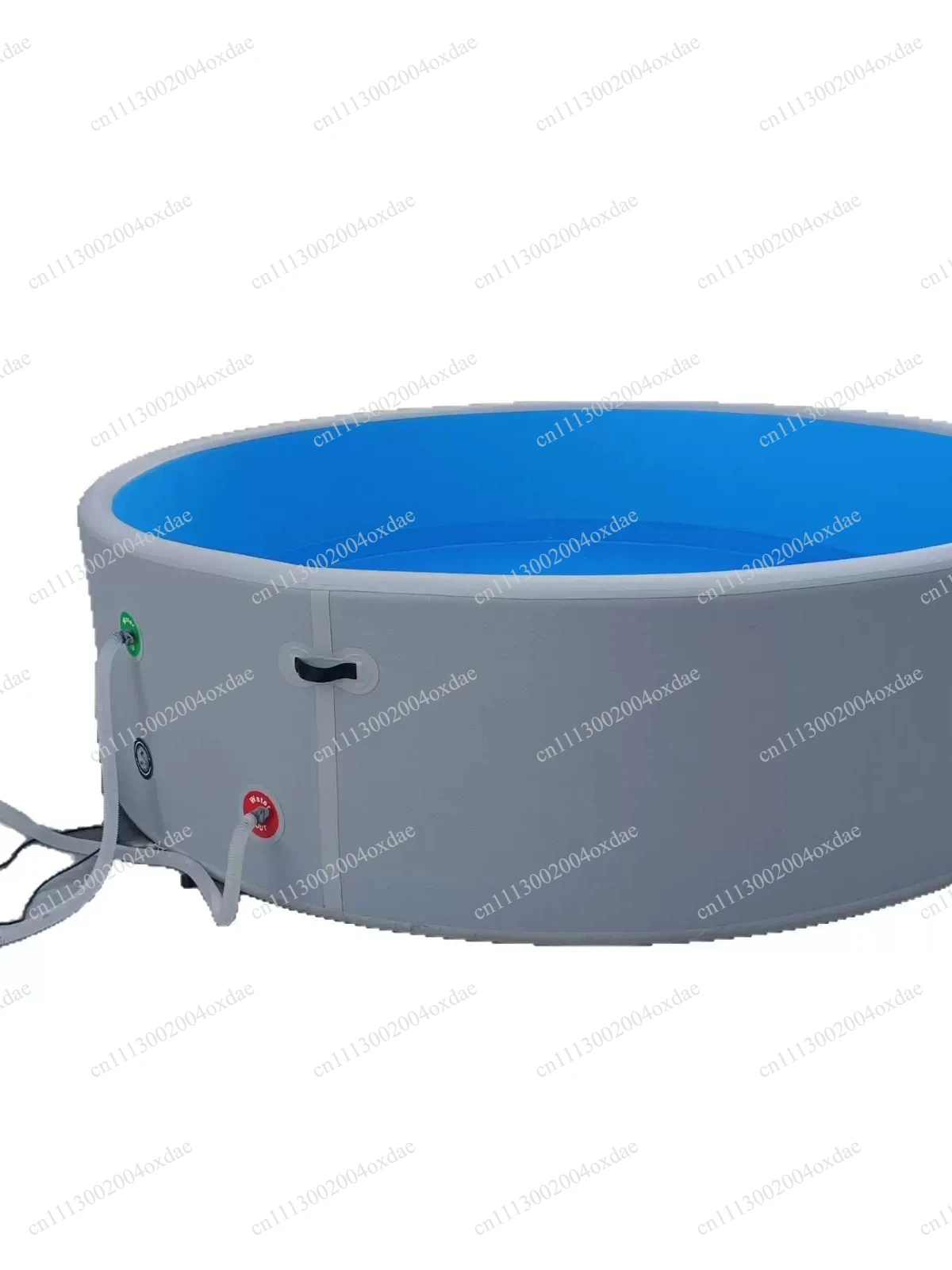 Large round inflatable pool with drawstring, for kids & adults, ideal for indoor outdoor summer water fun activities view 2