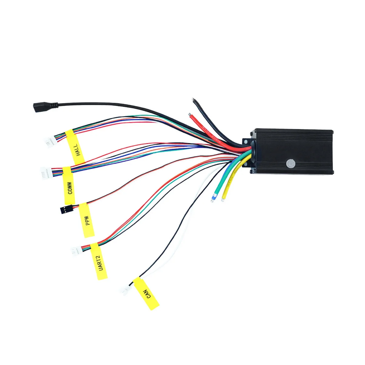 Brushless Motor Controller 75100 FOC Single Drive ESC for Electric E-Bike Scooter 4-16S 50A 75V Speed