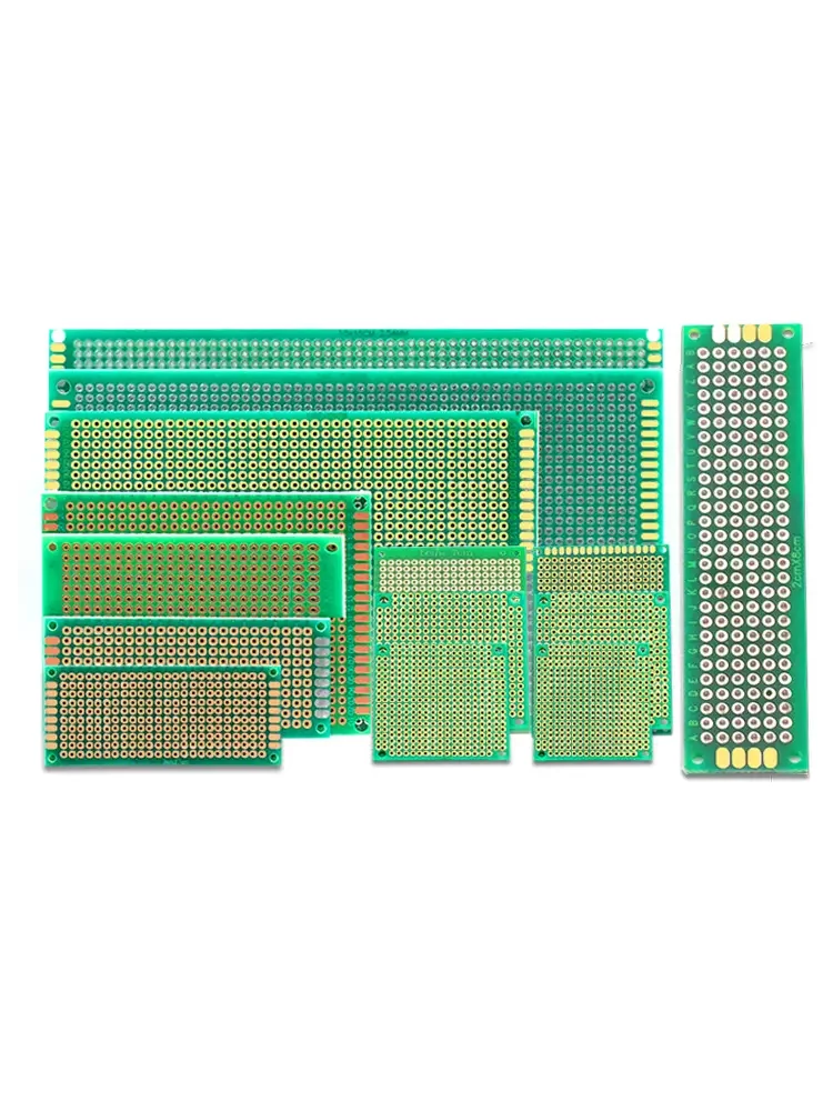 5pcs Universal PCB Board Hole Pitch DIY Prototype Paper Printed Circuit Board Panel2x8 3x7 4x6 5x7 6x8 9*15cm Single Sided Board
