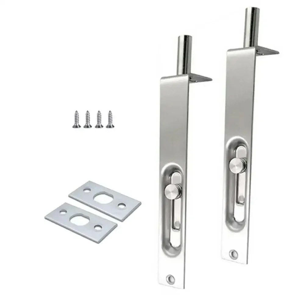 

Stainless Steel Hiddenn Door Bolt Security Guard Latch Sliding Lock Bathroom Dust Proof Tube Furniture Bolts For Home Hardware