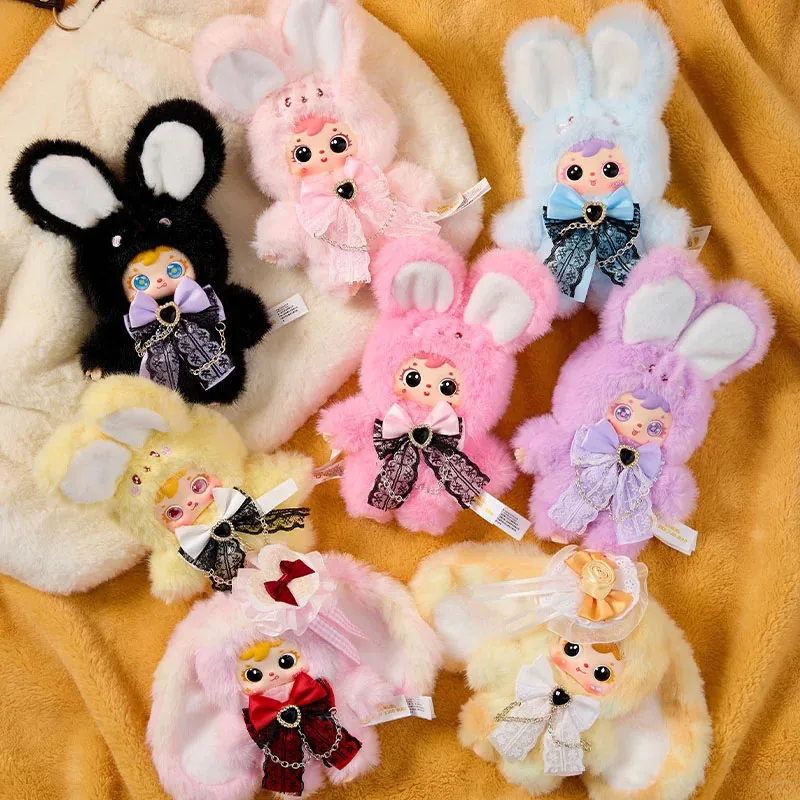 

Samuel Rabbit Diary Series ABS Plush Blind Box Backpack Charm Trendy Rabbit Doll Eyes Mobile Bag Pendant Surprise Blind Box Gift