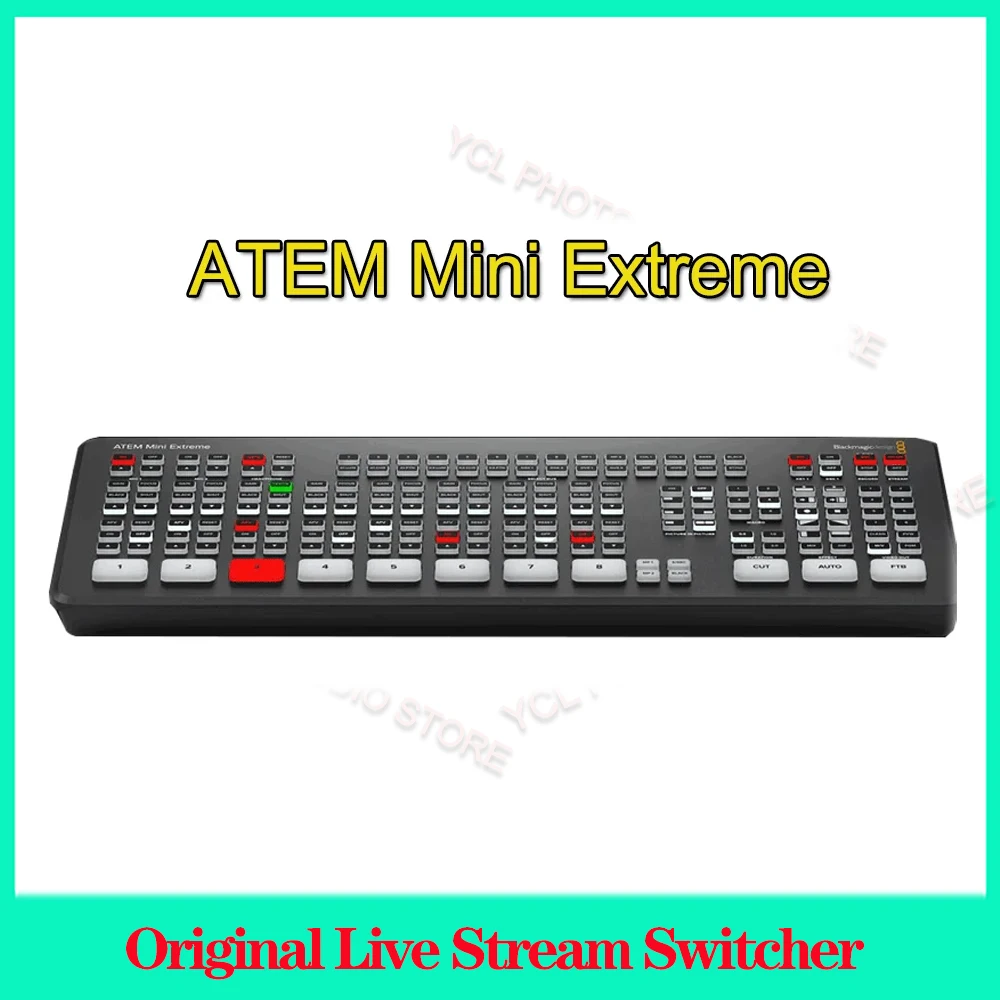 

Blackmagic Design ATEM Mini Extreme ATEM Mini Pro ATEM Mini Live Stream Switcher Multi-view and Recording New Features