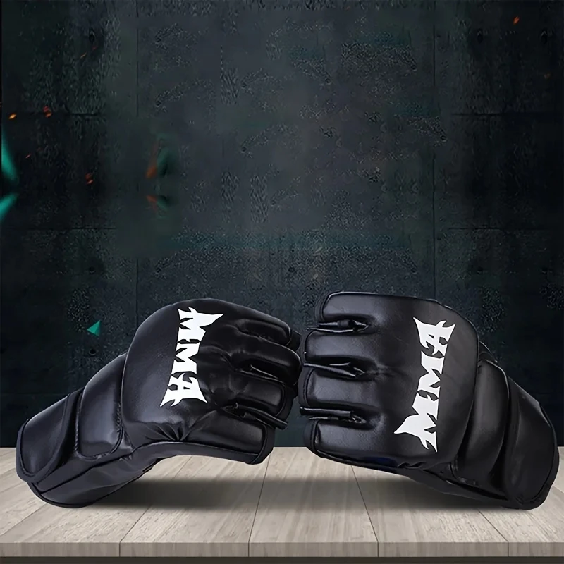 Kick MMA Boxing Gloves for Men Women PU Karate Muay Thai Guantes De Boxeo Free Fight MMA Sanda Training Adults Kids Equipment - view 4